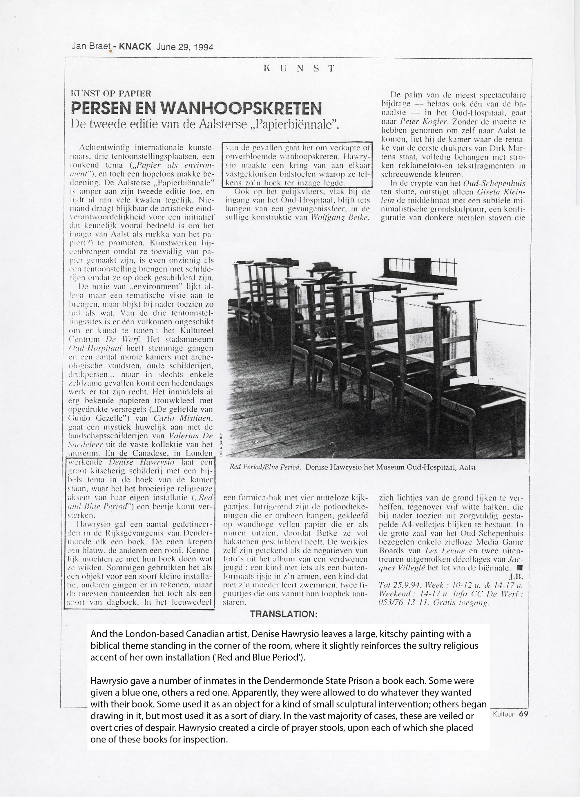 Review in KNACK