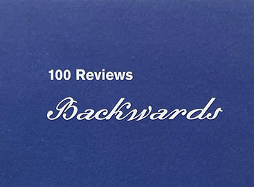 100 Reviews Backwards cover