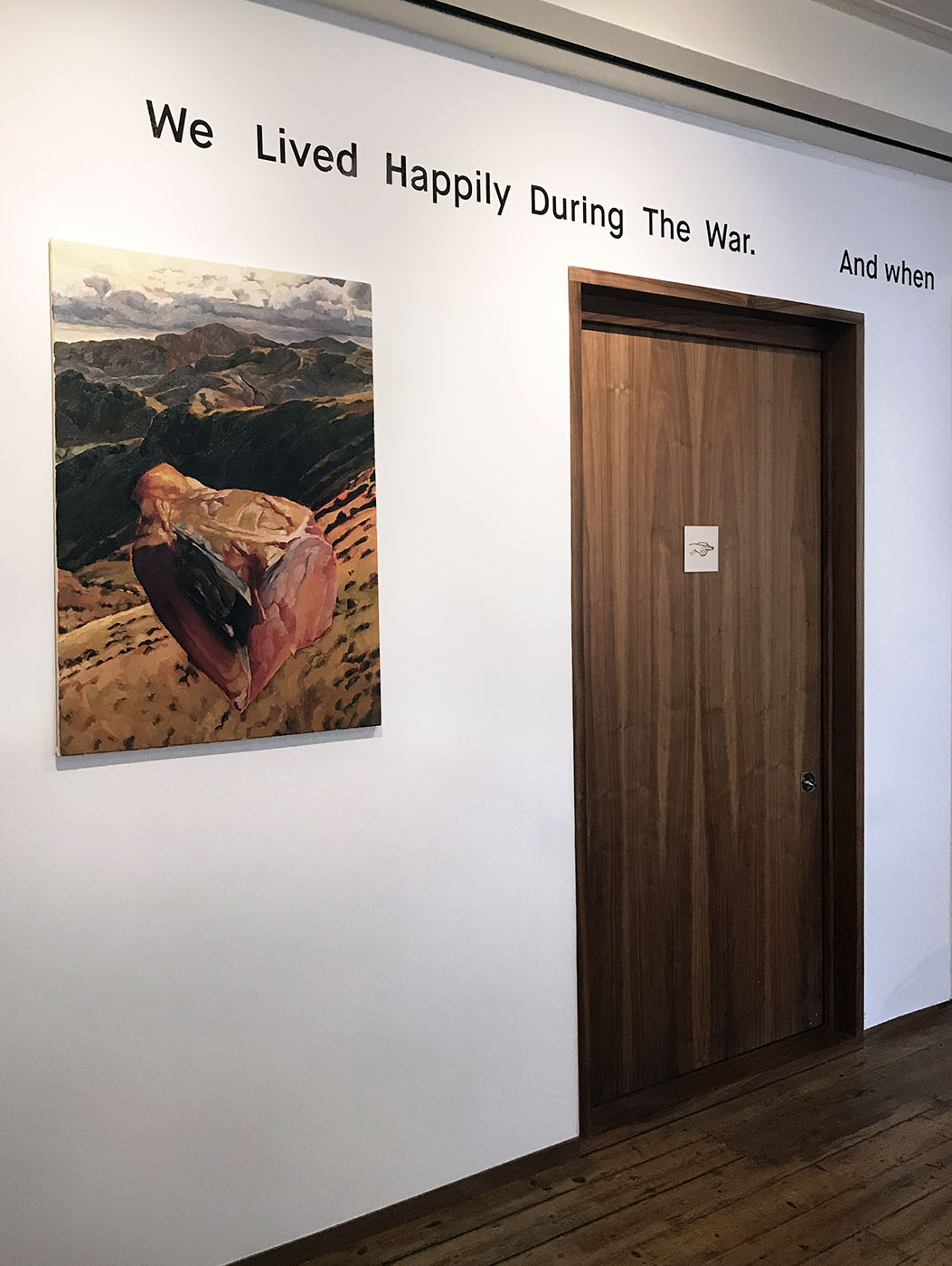 We Lived Happily During the War — installation view, Cross Lane Projects