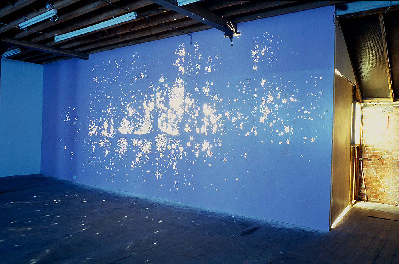 Starry Starry Night — installation view, Five Years Gallery, London, 2000