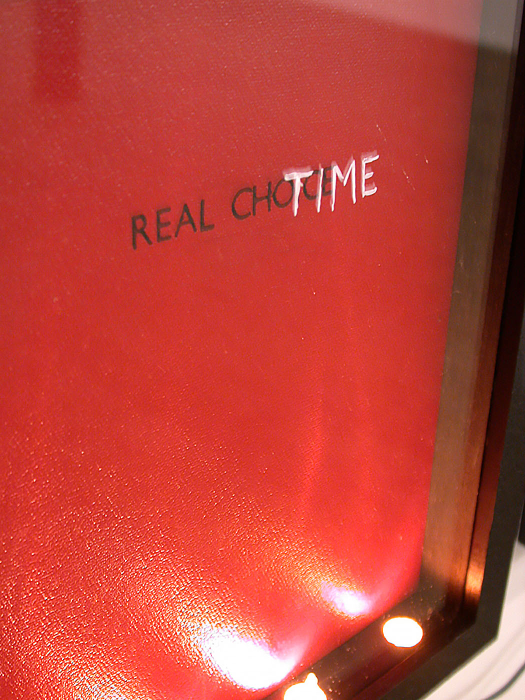 The Way Things Don't — installation detail