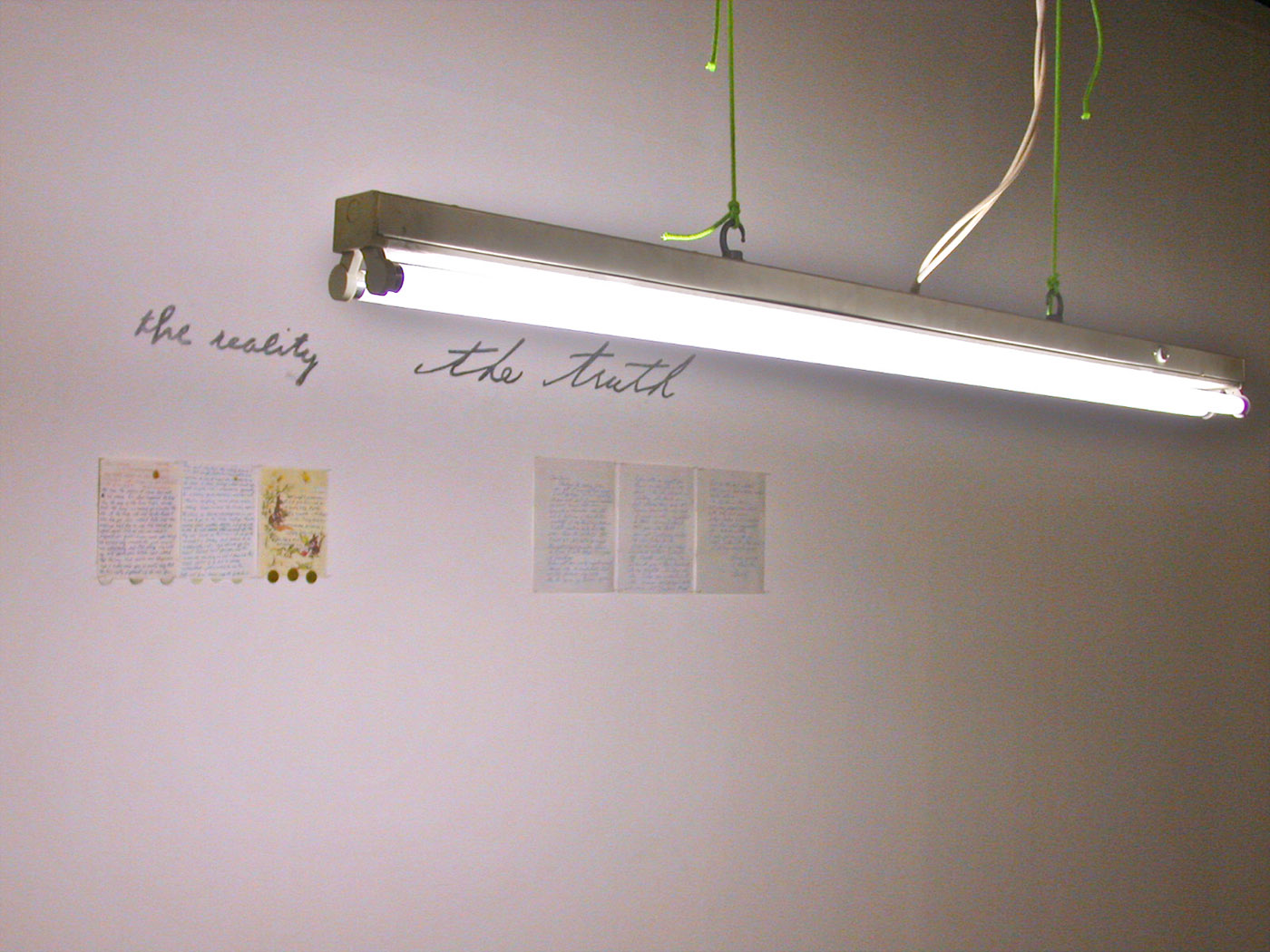 The Way Things Don't — installation detail