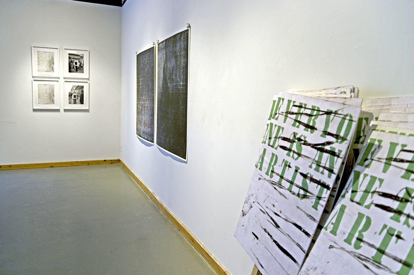 A User's Guide to Direct Visual Action — installation view 1